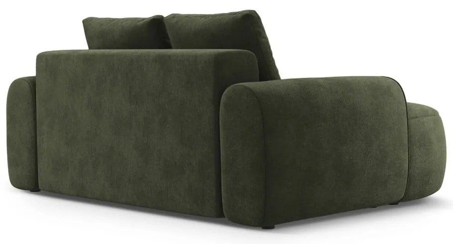 Zielona aksamitna sofa 175 cm Linz – Cosmopolitan Design
