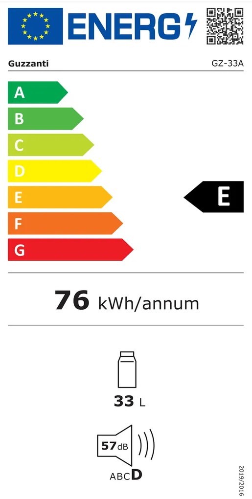 Guzzanti GZ 33A lodówka samochodowa, 33 l