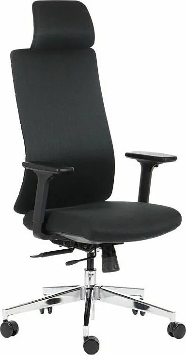 Fotel biurowy AKCENT F czarny