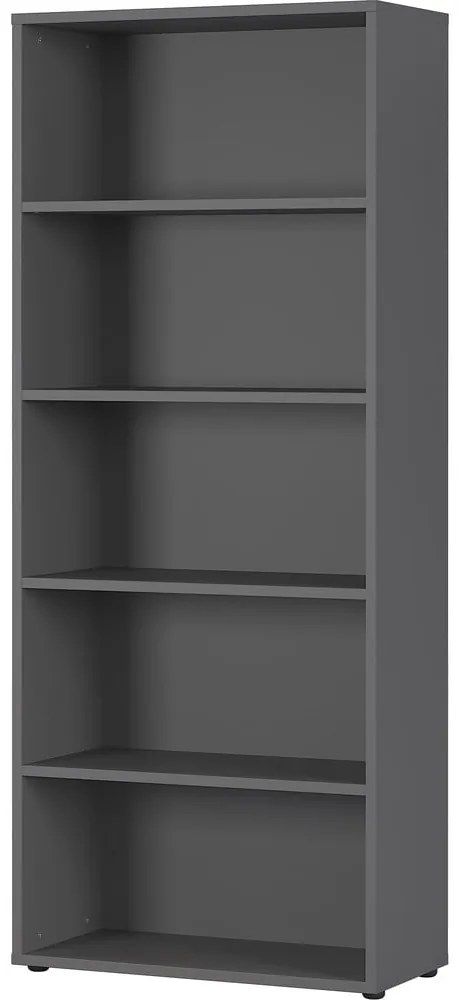 Antracytowy regał 80x197 cm Agenda – Germania