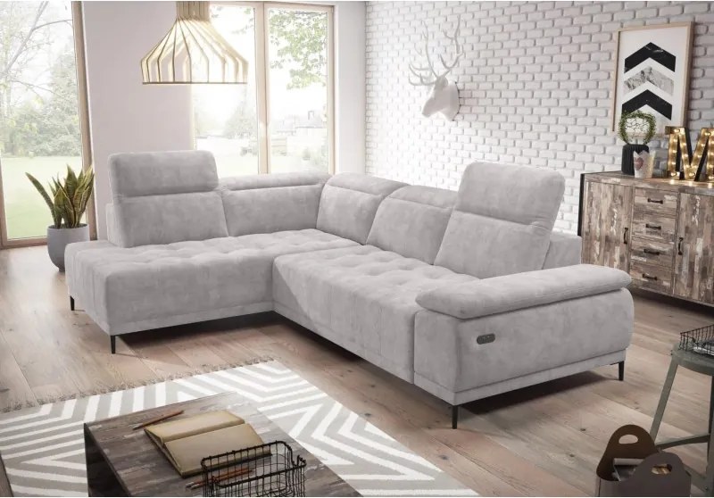 Narożnik FOCUS L z elektryczną regulacją siedziska WERSAL