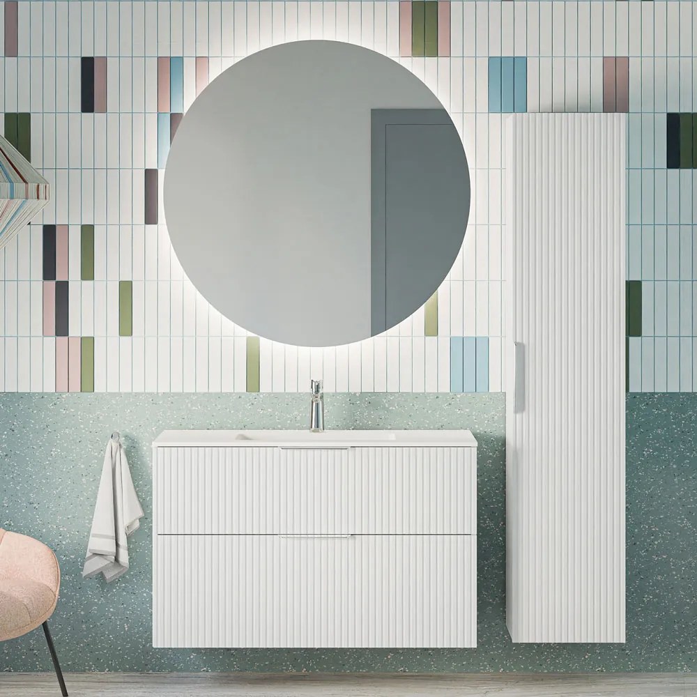 Zestaw mebli łazienkowych TIM 100 cm z umywalką