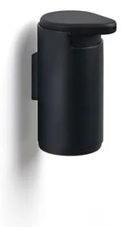 Czarny ścienny metalowy dozownik do mydła 200 ml Rim − Zone