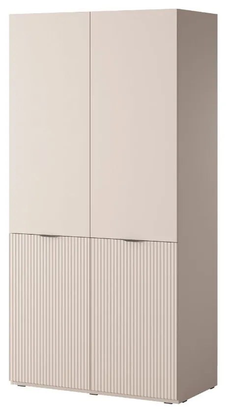 Modułowa szafa PENBOX 101 cm - w kolorze beżu