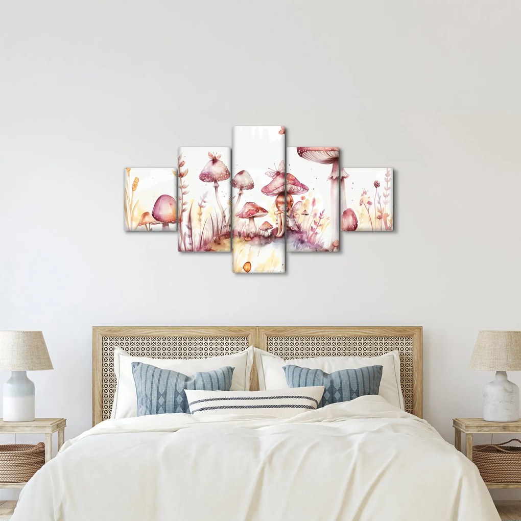 Obraz - Różowa wróżka (125x70 cm)