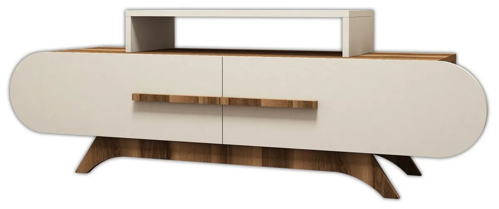 Stolik pod telewizor Rose Walnut Cream