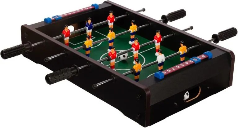 Mini piłkarzyki 51x31x8 cm, czarne