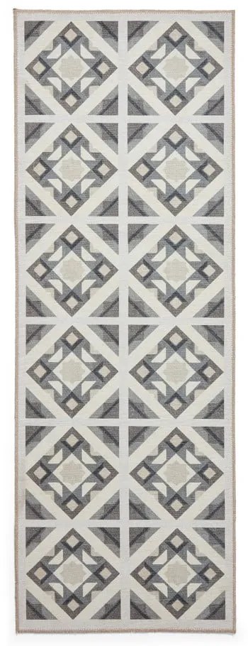 Szary chodnik odpowiedni do prania 61x170 cm Victoria Beige – Think Rugs