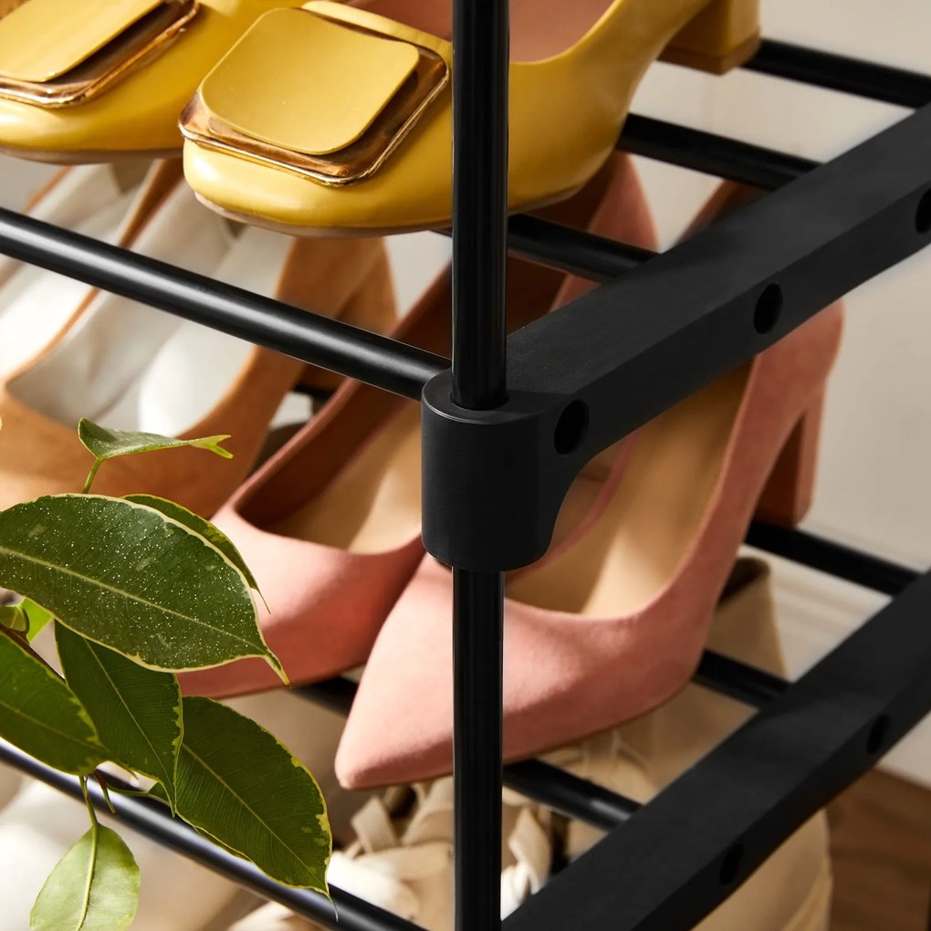 Metalowy stojak na buty 5 półek Barkan 005