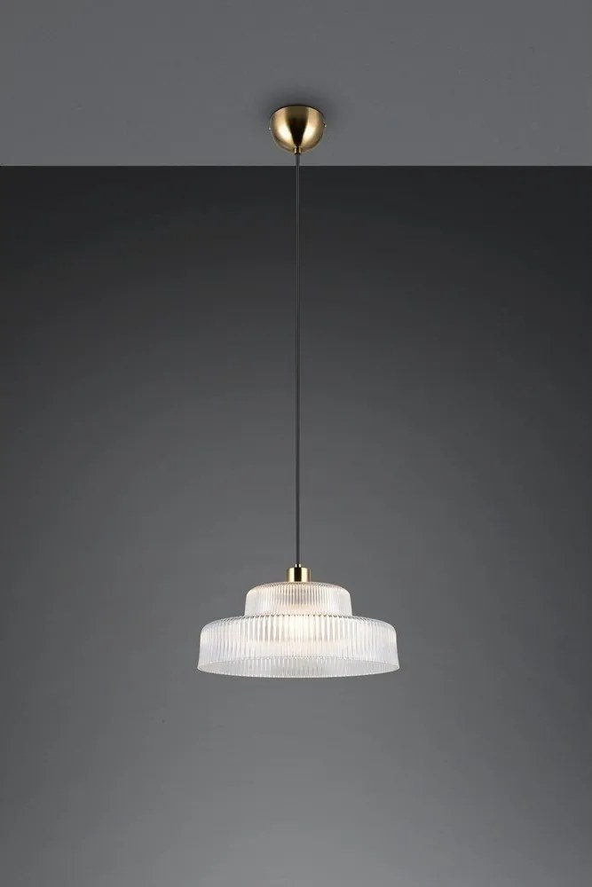 Lampa wisząca ze szklanym kloszem ø 35 cm Abella – Reality