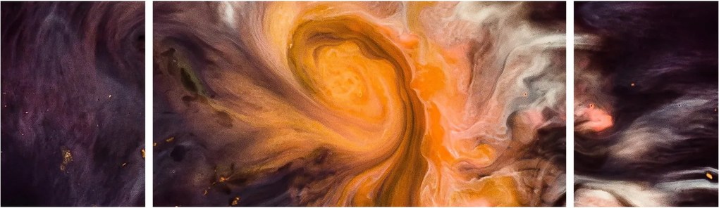 Abstrakcyjny obraz - kosmos (170x50 cm)