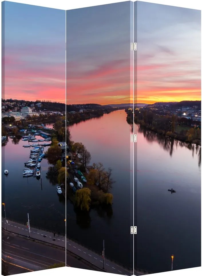 Parawan - Praga nocą (126x170 cm)