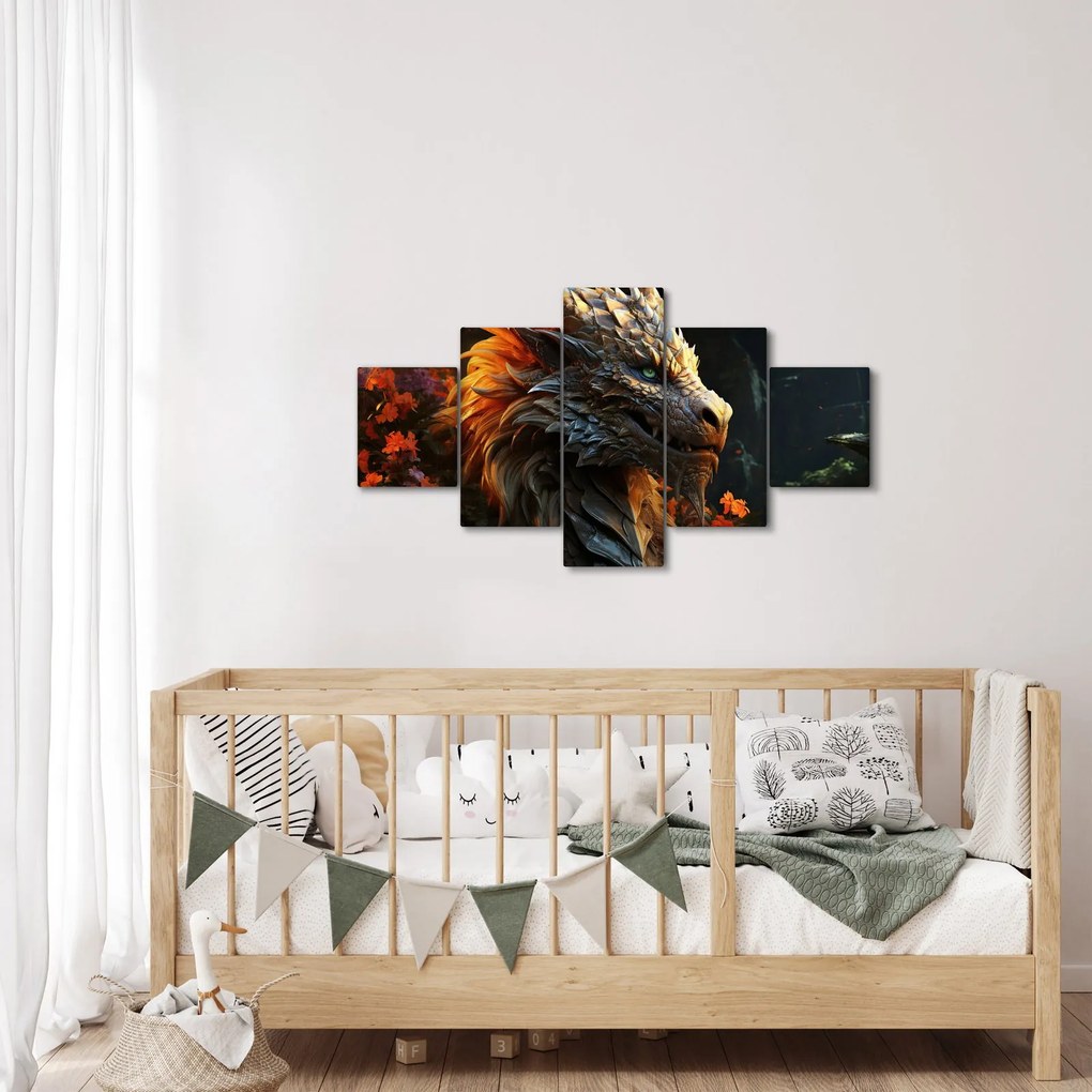 Obraz - Smok (125x70 cm)