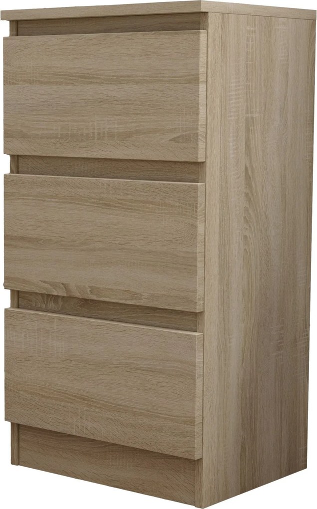 Komoda ALLEGRA - Dąb sonoma / Front Dąb sonoma / 40 cm