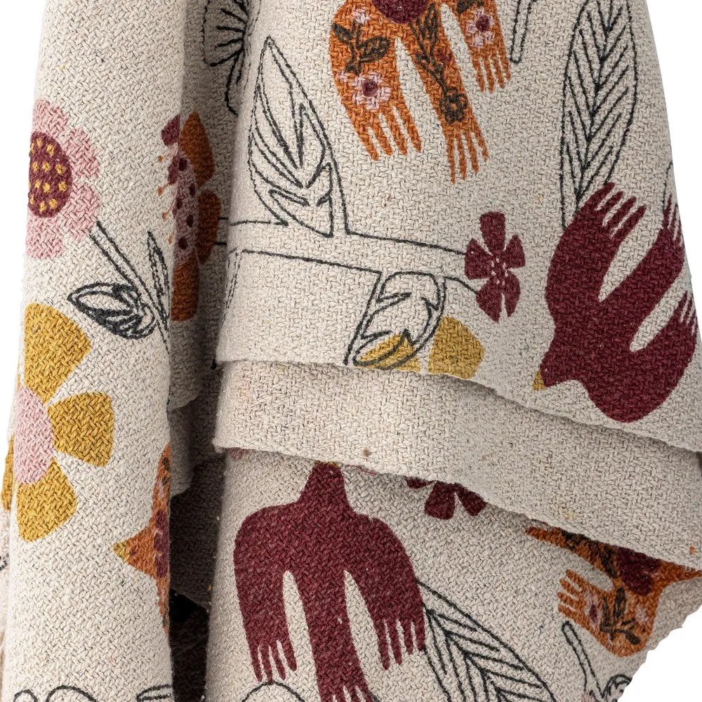 Koc z mieszanki bawełny 130x160 cm Vivielle – Bloomingville