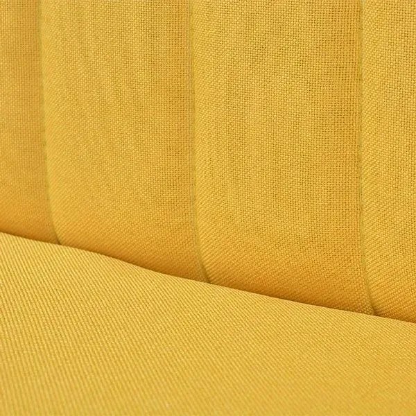 Romantyczna sofa Lernes - żółta