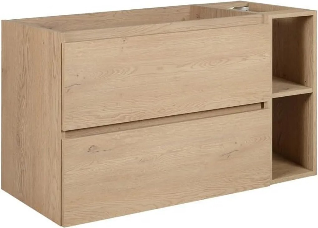 Meble łazienkowe 100 cm + TOP, Kolor: Dąb Jasny, 100 x 60,7 x 46 cm