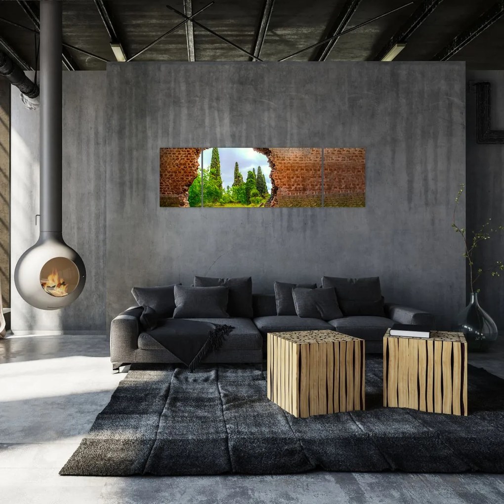 Obraz - Ogród Eden (170x50 cm)