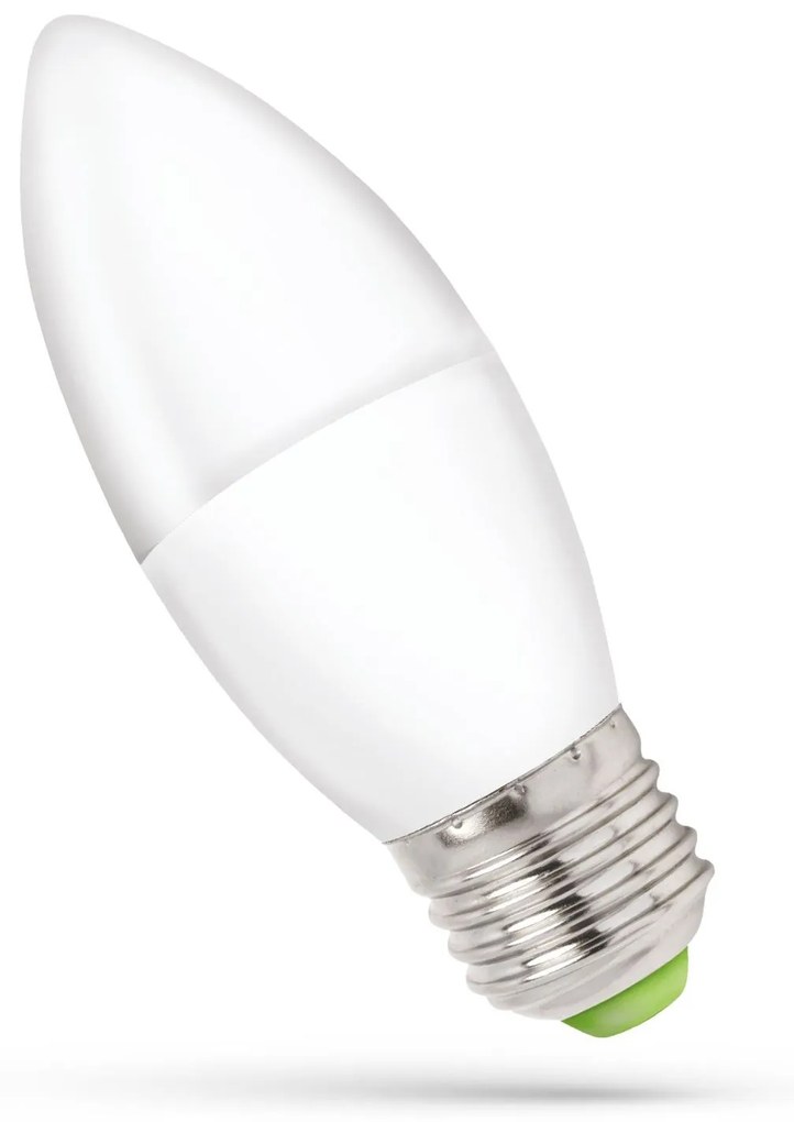 ŻARÓWKA LED ŚWIECOWA NEUTRALNA E-27 230V 6W WOJ+14352