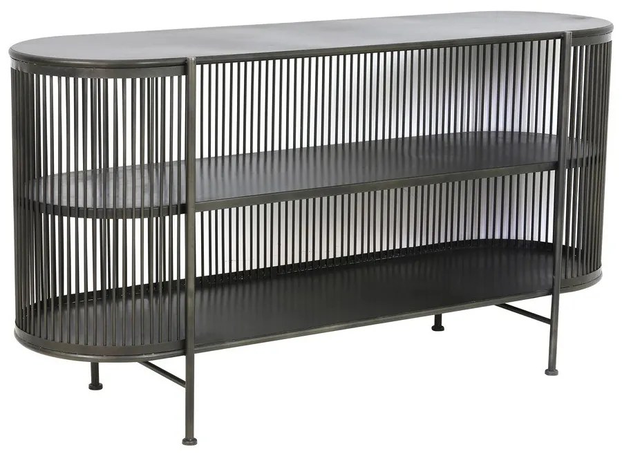 Czarna metalowa niska komoda 149x80 cm Yinthe – Light & Living