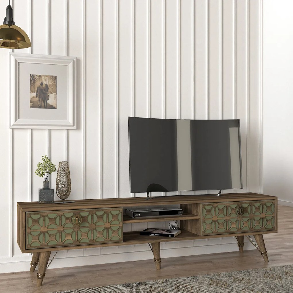 Stolik pod telewizor Valente Walnut