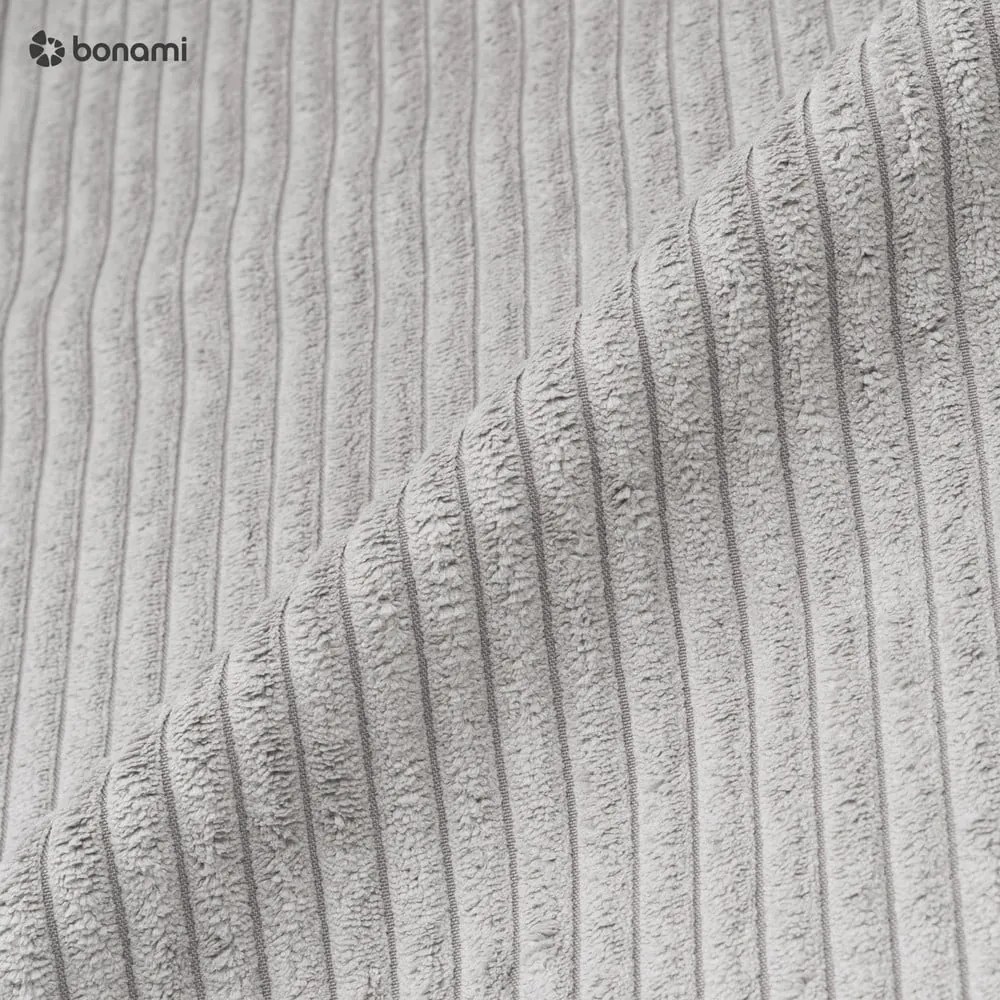 Ciemnoszara sztruksowa sofa 310 cm Vanessa – Ropez