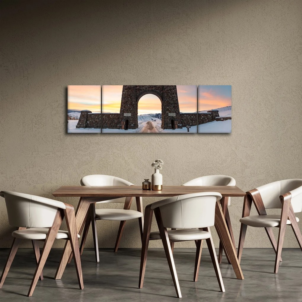 Obraz bramy, Yellowstone (170x50 cm)