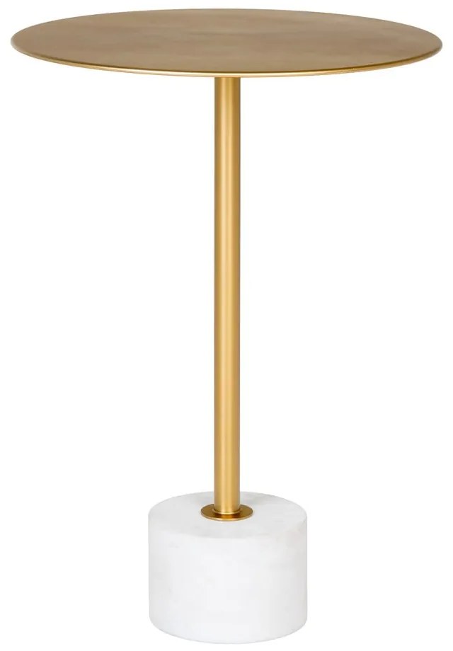 Metalowy okrągły stolik ø 41 cm Lecco – House Nordic