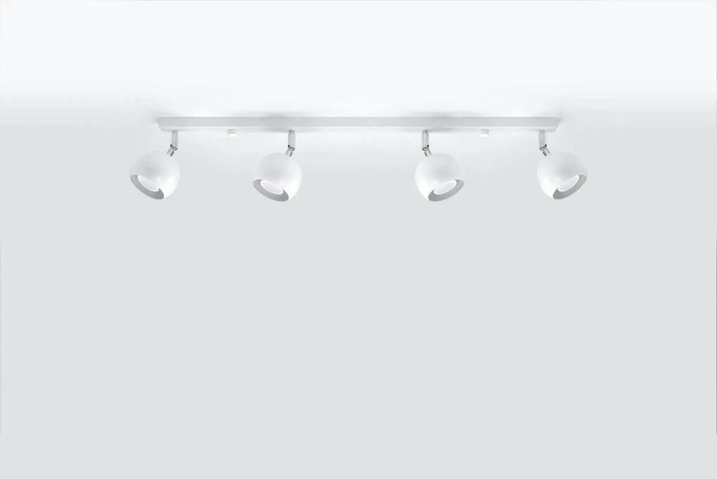 Biały regulowany plafon reflektor - EX512 G5-P55