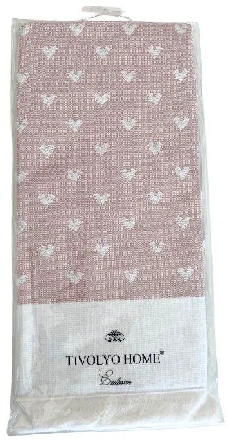 Ręcznik kuchenny HEARTS Fioletowy / Lila