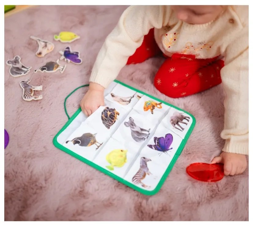 Tooky toy box pudełko xxl montessori edukacyjne 7w1 sensoryczne 25-30 mies.
