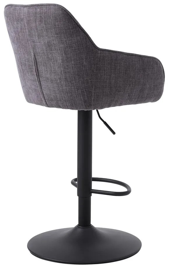 Szare hokery zestaw 2 szt. (wysokość siedziska 69 cm) Avola – Unique Furniture
