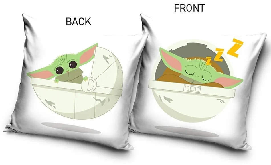 Poszewka na poduszkę Star Wars Baby Yoda, 40 x 40cm
