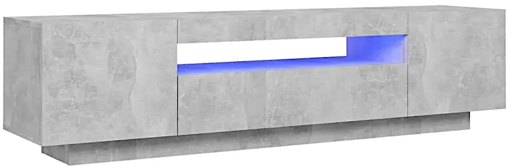 Szafka RTV w kolorze szarego betonu N0-B50