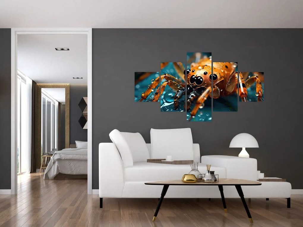 Obraz - Szczegół pająka (125x70 cm)