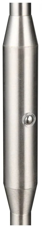 Lampa stojąca LED w kolorze srebra (wysokość 160 cm) Moreno – Reality