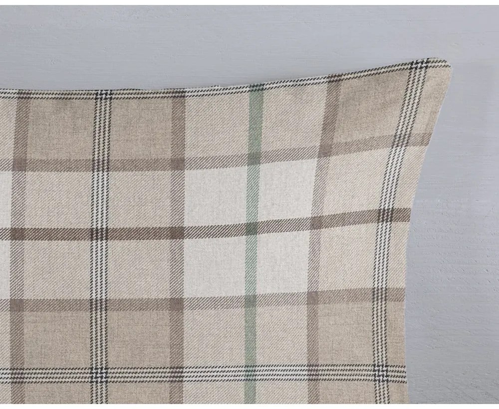 Jasnobrązowa flanelowa pościel dwuosobowa 200x220 cm Bernardus – Good Morning