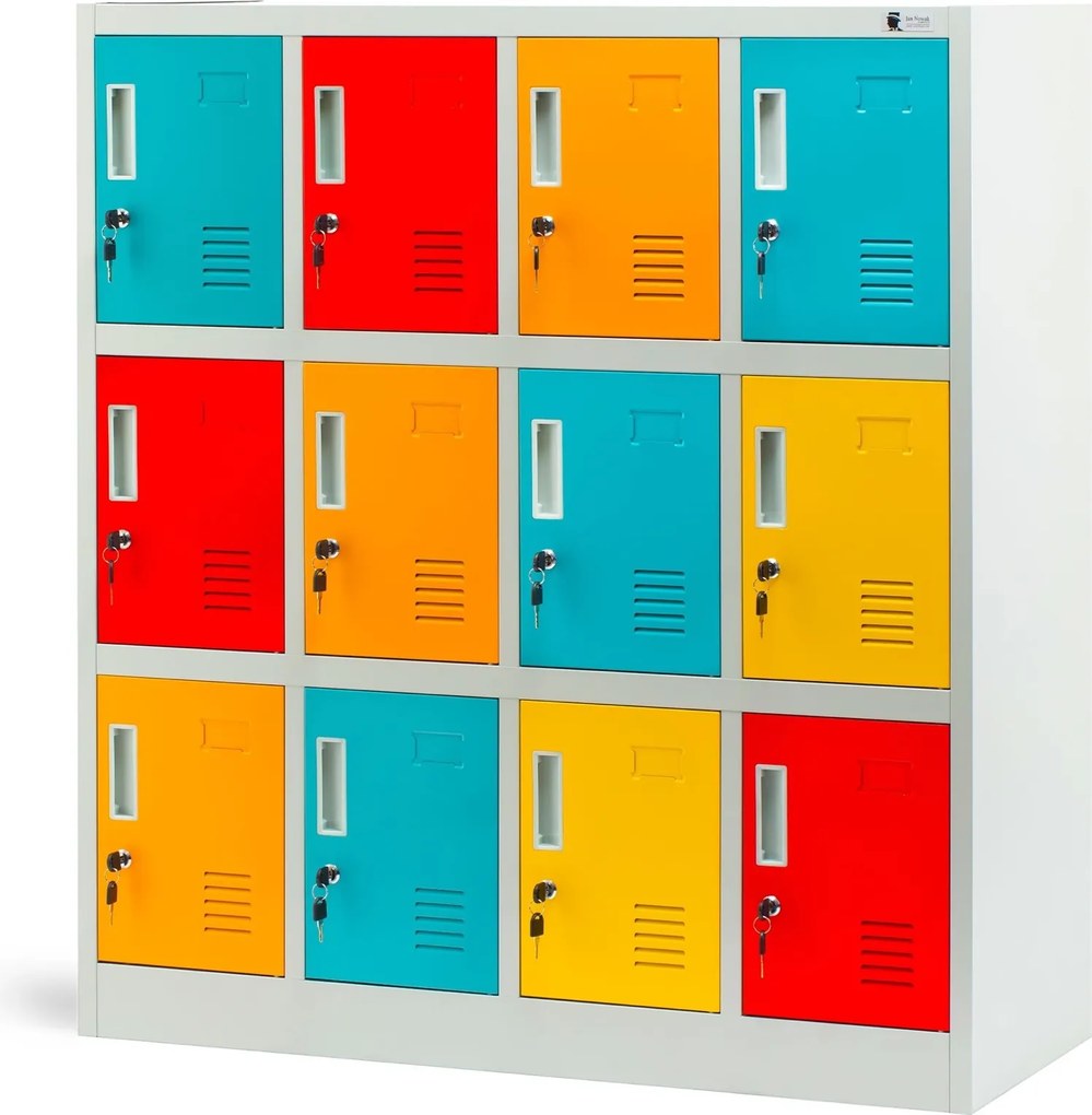 Szatnia do szkoły i przedszkola Ola 109x45x120 cm kolorowa