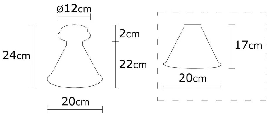 Lampa sufitowa w kolorze brązu z metalowym kloszem ø 20 cm Berceste – Opviq lights