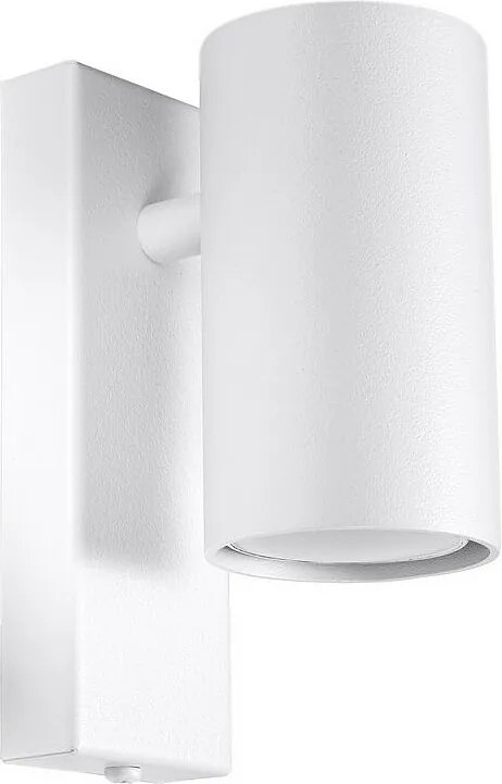 Kinkiety Nowoczesny Utti, Stal - 1 Źródło - L.6 X H.15 Cm - Biały