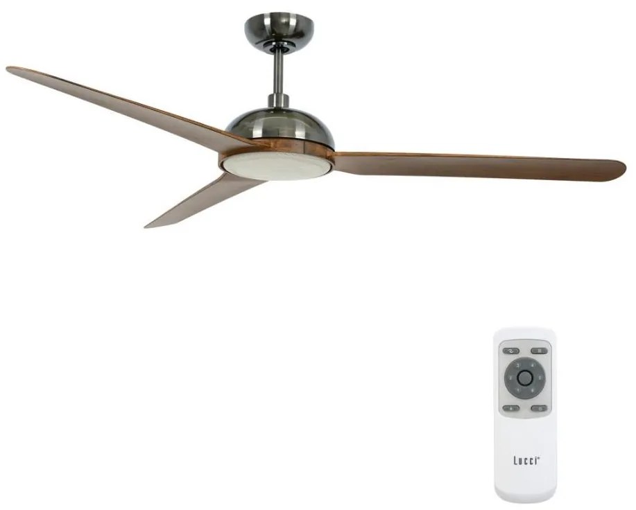 Lucci Air 213301 - LED 1xGX53/12W/230V wentylator sufitowy UNIONE z DO
