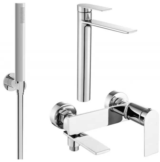 Mexen Zero R70 zestaw wannowy, chrom - 71113R70-00