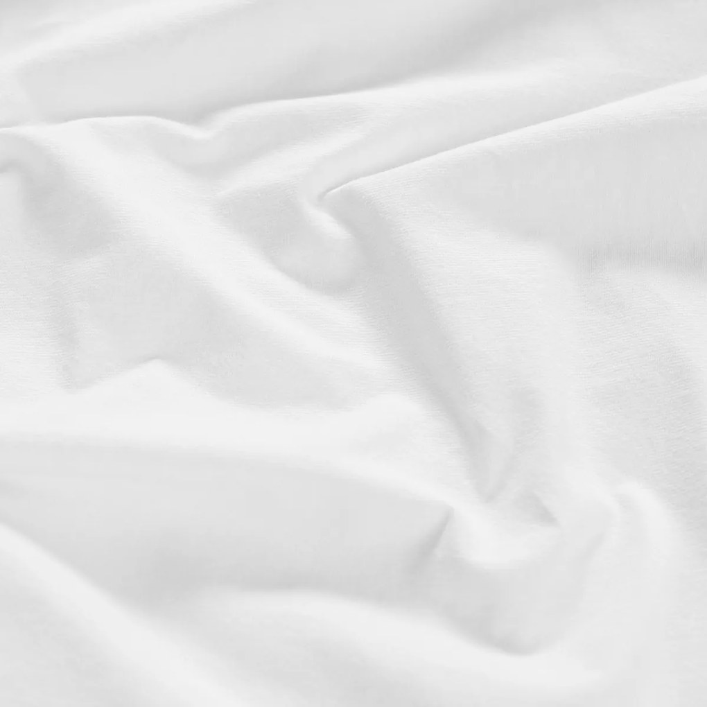 4Home prześcieradło jersey Luxury białe, 180 x 200cm, 180 x 200 cm