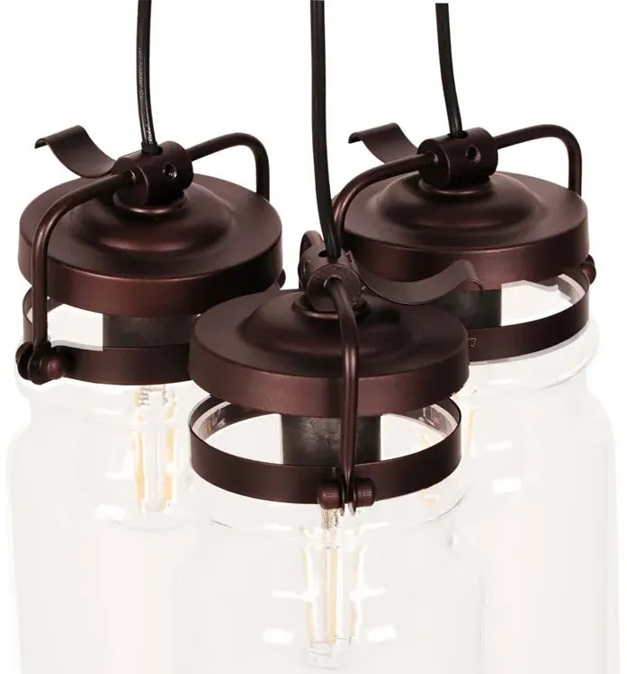 Regulowana lampa wisząca industrialna - 3X A781 K7-F47