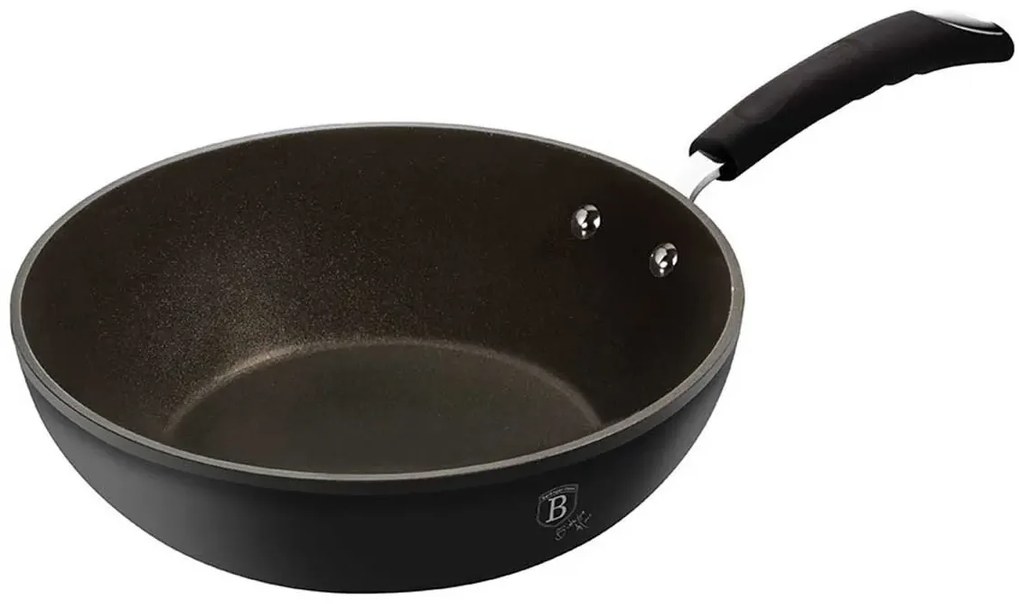 Aluminiowy wok na indukcję 28cm - Ibrok 7X