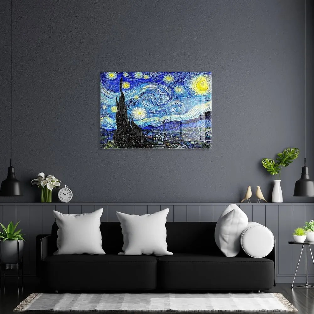Szklany obraz 100x70 cm Vincent van Gogh – Wallity