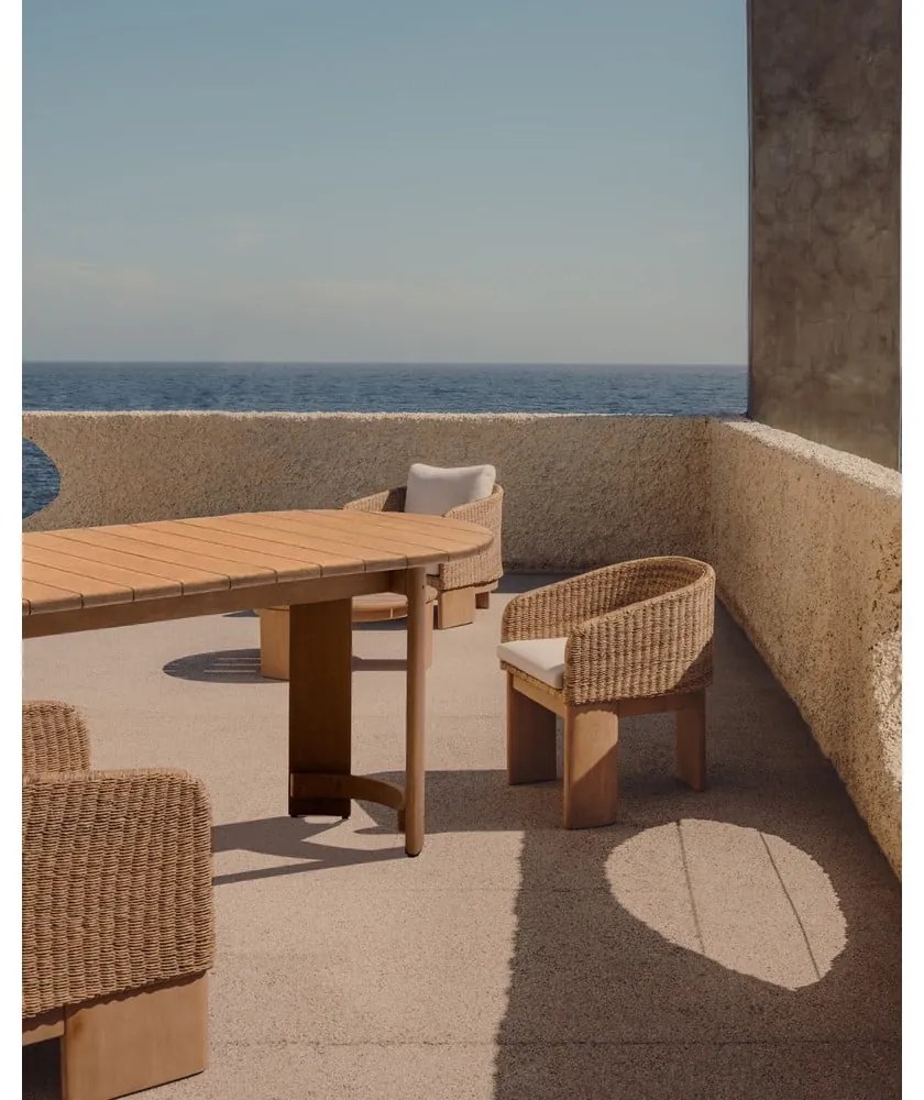 Stół z litego drewna eukaliptusowego 110x280 cm Xoriguer – Kave Home