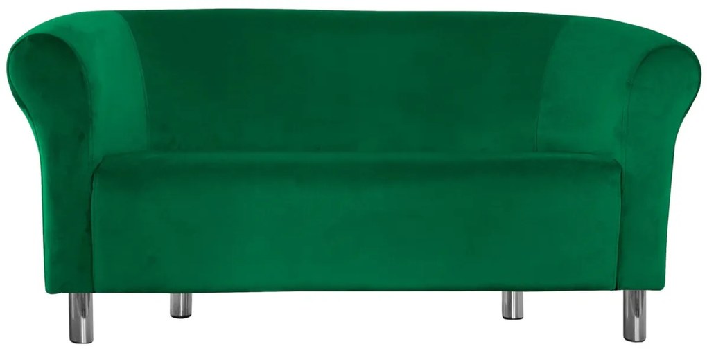 Sofa Milo MG25 zielony nogi chrom