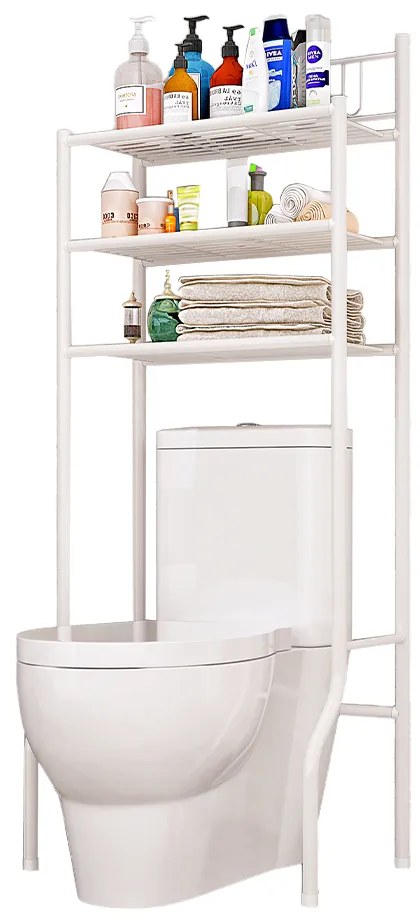 Półka nad toaletą REMIN, biały