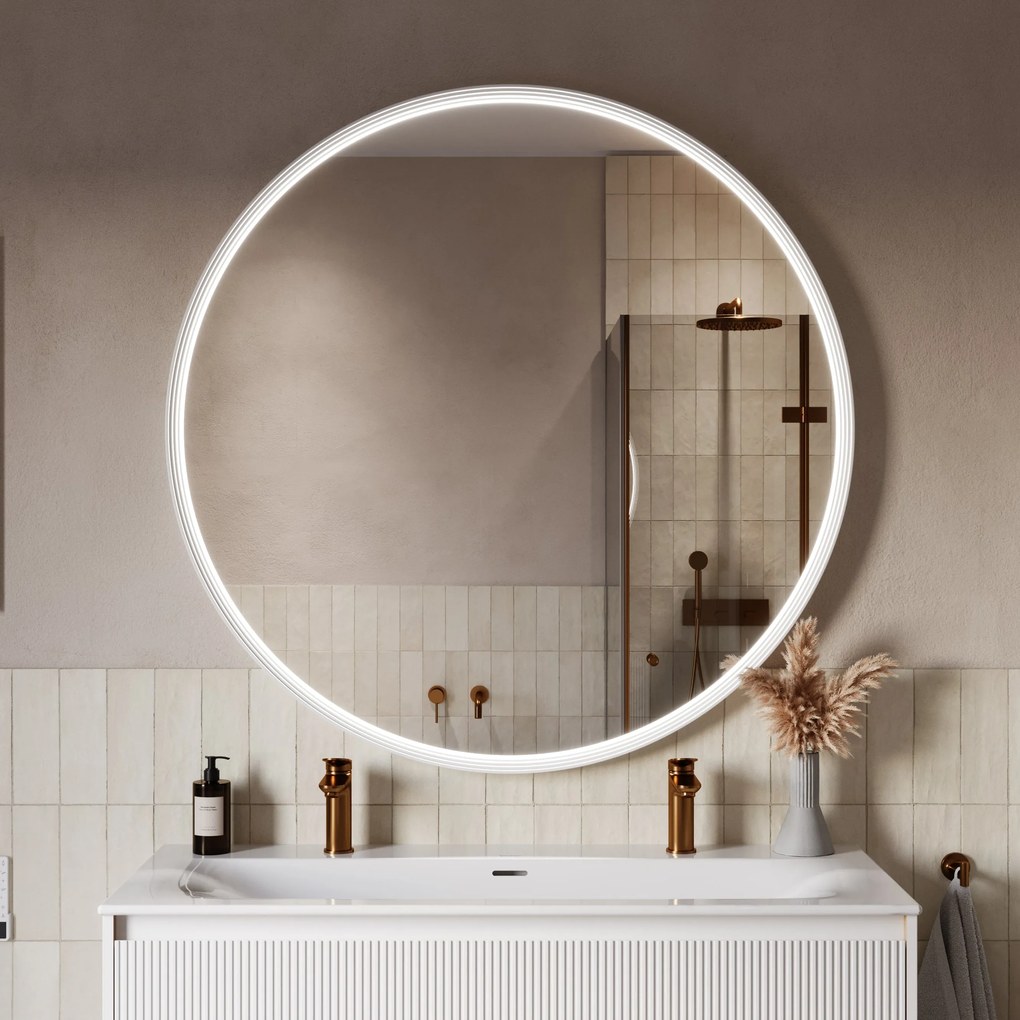 Lustro łazienkowe LED BELDIVO okrągłe - 120 cm